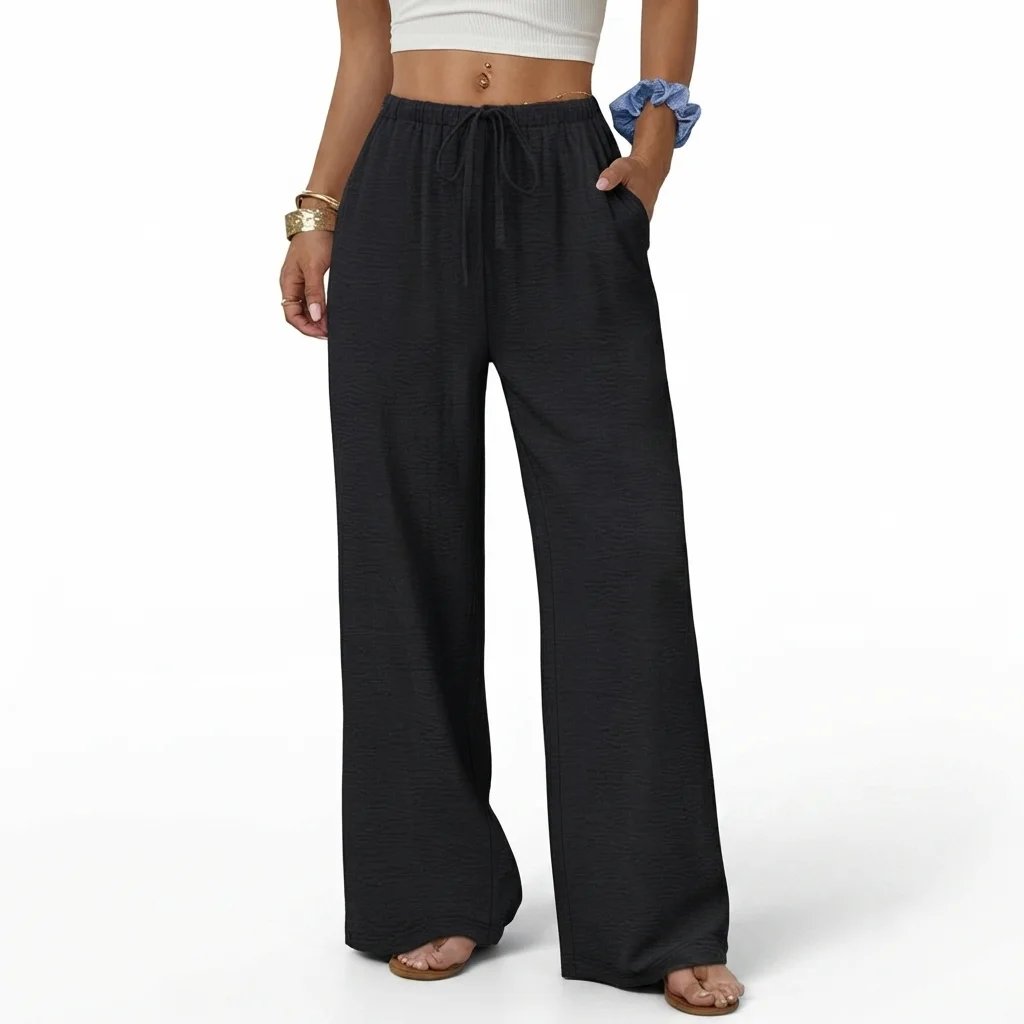 Sampeel Wide Leg Pants for Women - Front